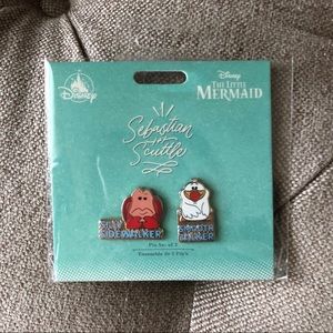 Disney Enamel Pins - Sebastian & Scuttle
